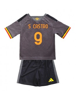 Otroški Nogometna dresi replika AS Roma Santiago Castro #9 Tretji 2026-27 Kratek rokav (+ hlače)